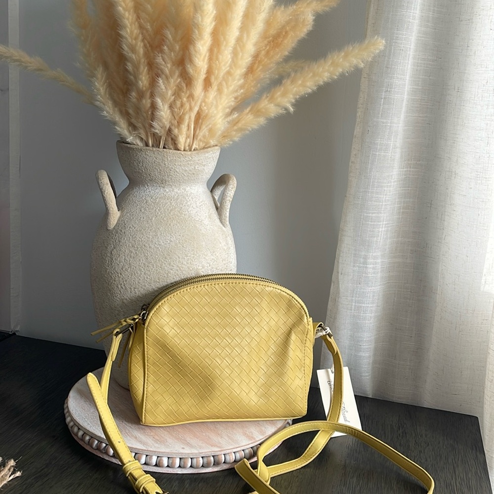 Triple Compartment Crossbody Bag - Universal Thread Yellow. - Picture 1 of 6